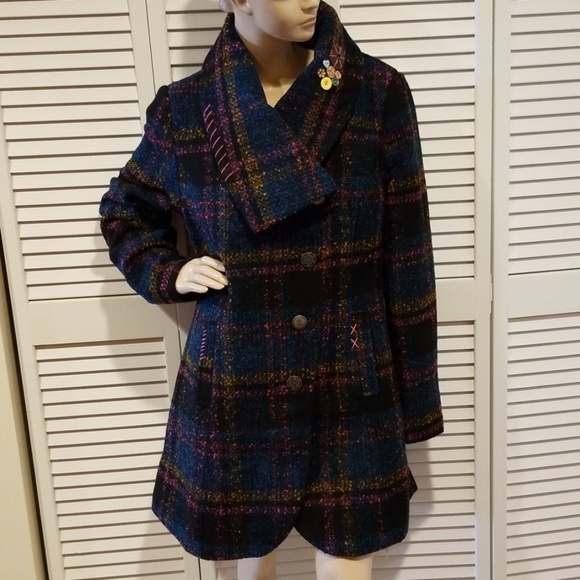 Charisma Plaid Coat Joe Brown 